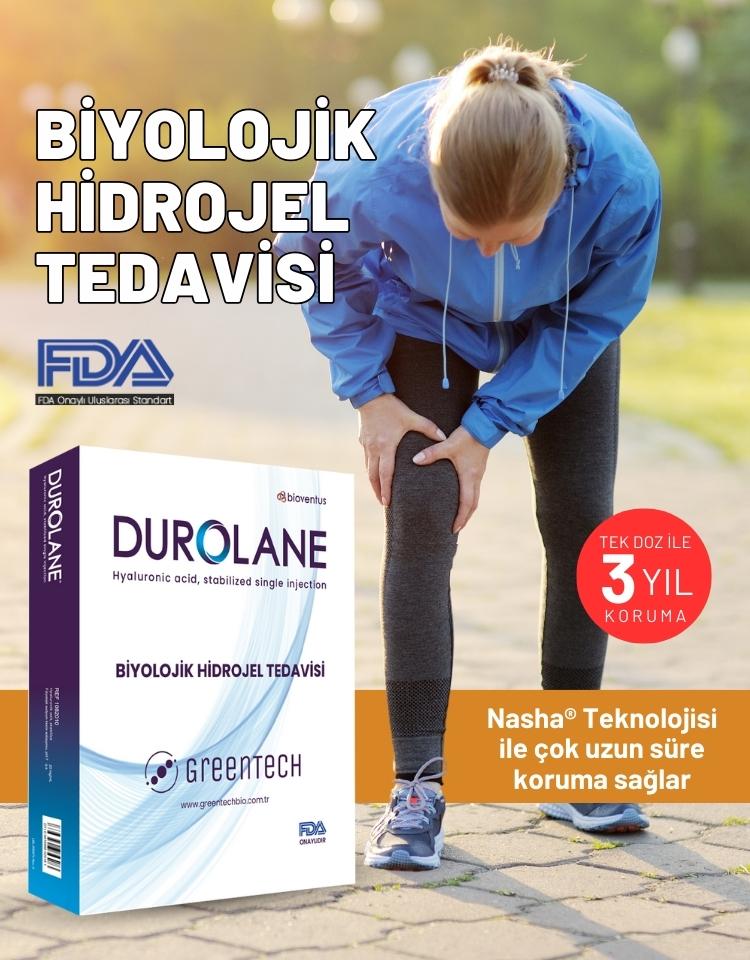1 Durolane® - 5 HA Enjeksiyonuna eşdeğerdir